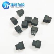 東莞硅膠制品廠家定制導(dǎo)電硅膠塞 黑色導(dǎo)電硅膠堵頭