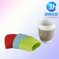 供應(yīng)陶瓷水杯隔熱硅膠護套|硅膠雜件-建皓硅膠